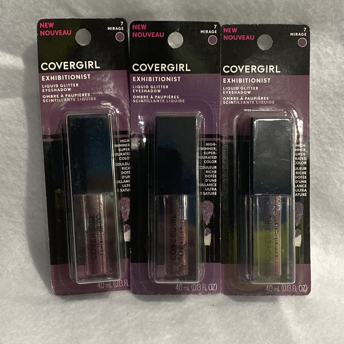 Liquid Glitter Eyeshadow Set - 3 Shades for Sparkling Eye Makeup