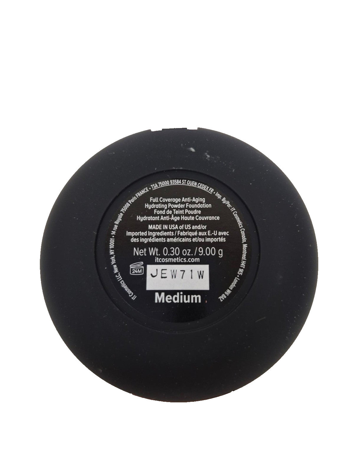 Full Coverage Hydrating Powder Foundation Medium 0.30oz for Flawless Skin