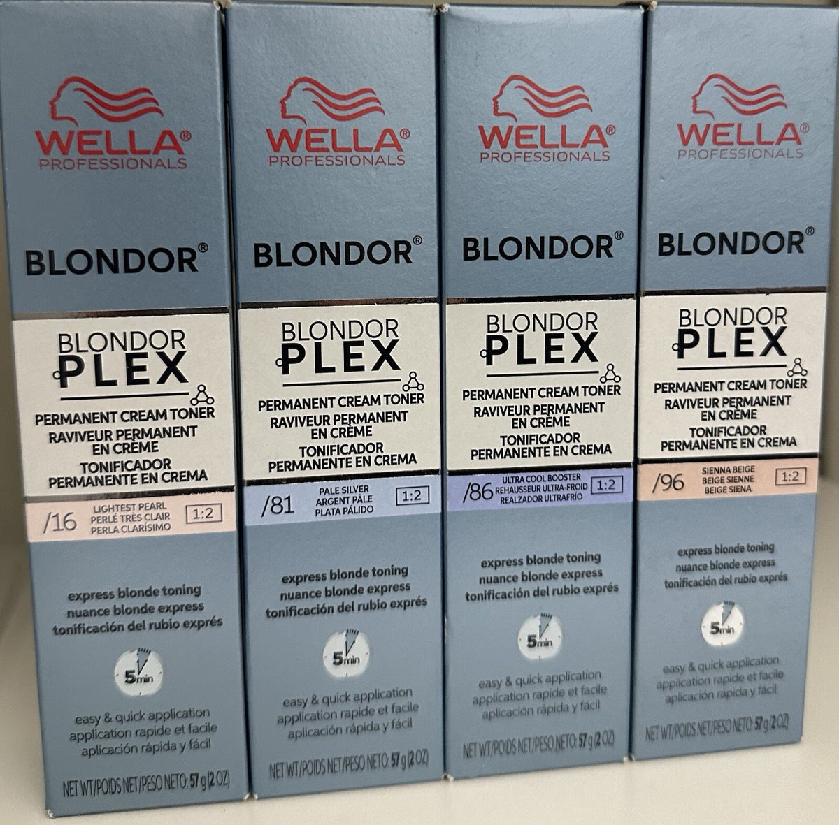 Permanent Cream Hair Toner 2 oz - Multiple Shades