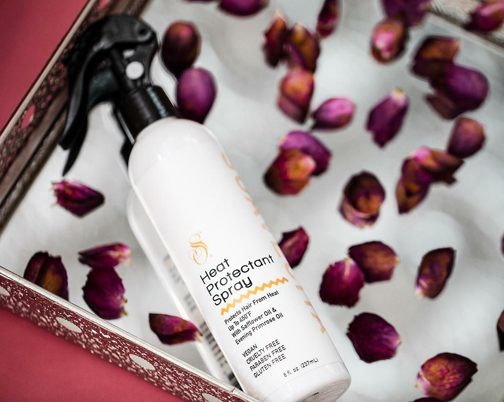 Heat Protectant Spray for Hair - Up to 450°F, Nourishing, Lightweight