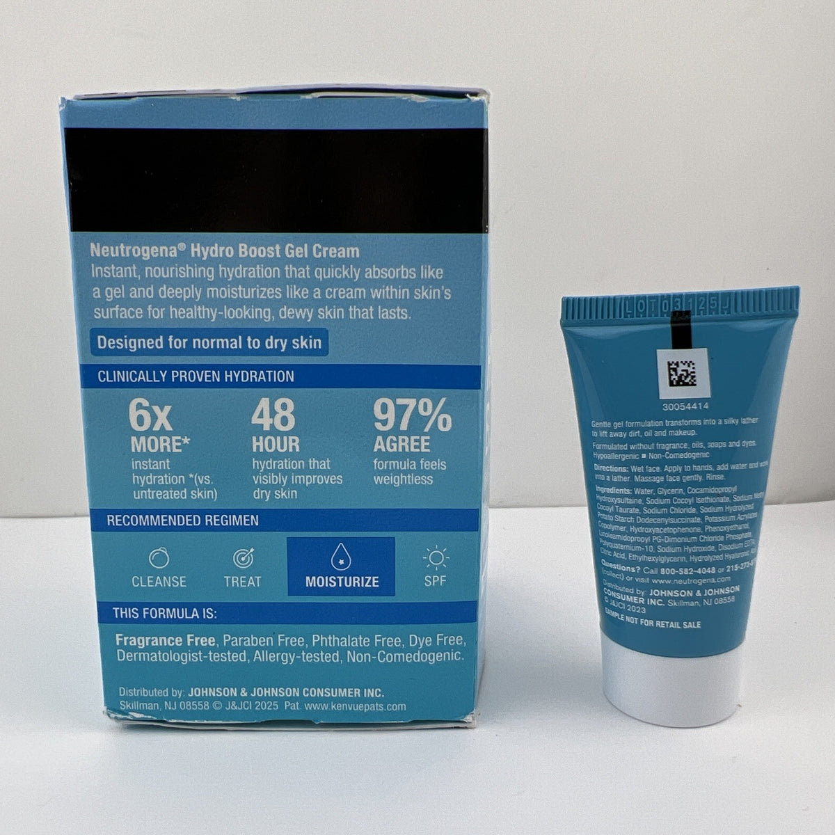 Neutrogena Hydro Boost Gel Cream, Fragrance-Free 1.7 oz + Trial Size