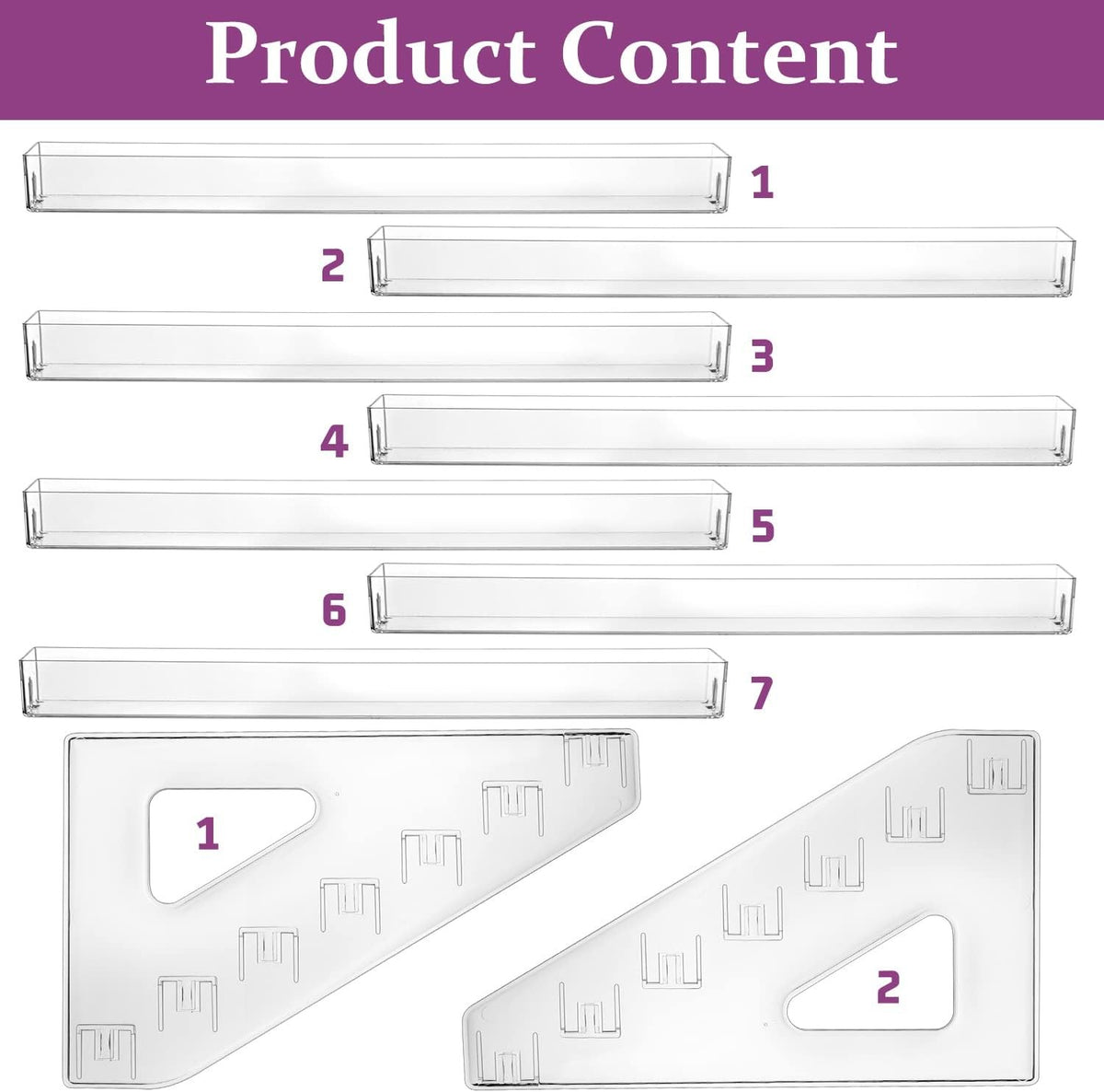 7-Tier Clear Acrylic Nail Polish & Essential Oil Organizer