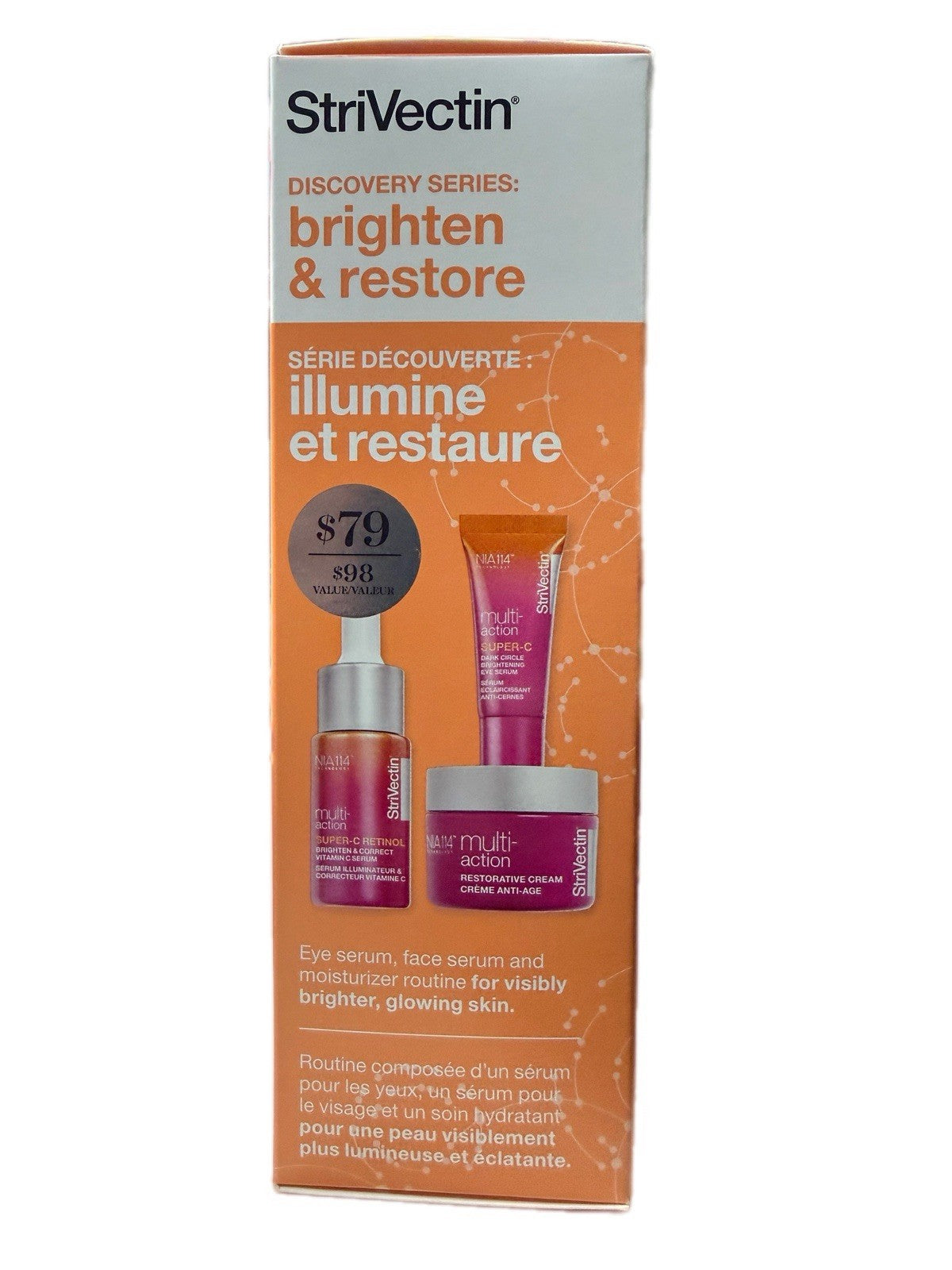Brighten & Restore Skincare Trio Kit - Anti-Aging Face Set