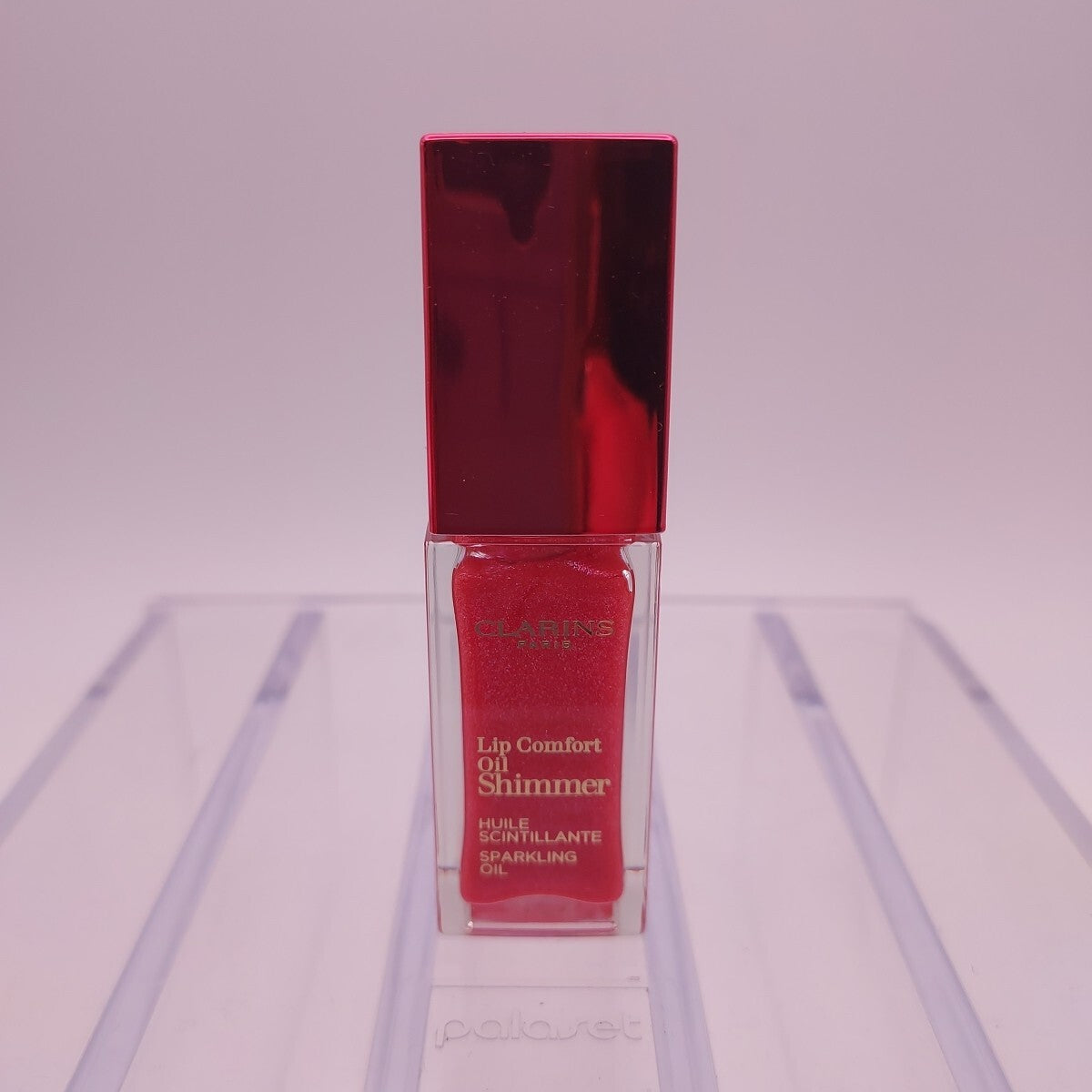 Clarins Lip Comfort Oil Shimmer Pretty in Pink 0.2oz
