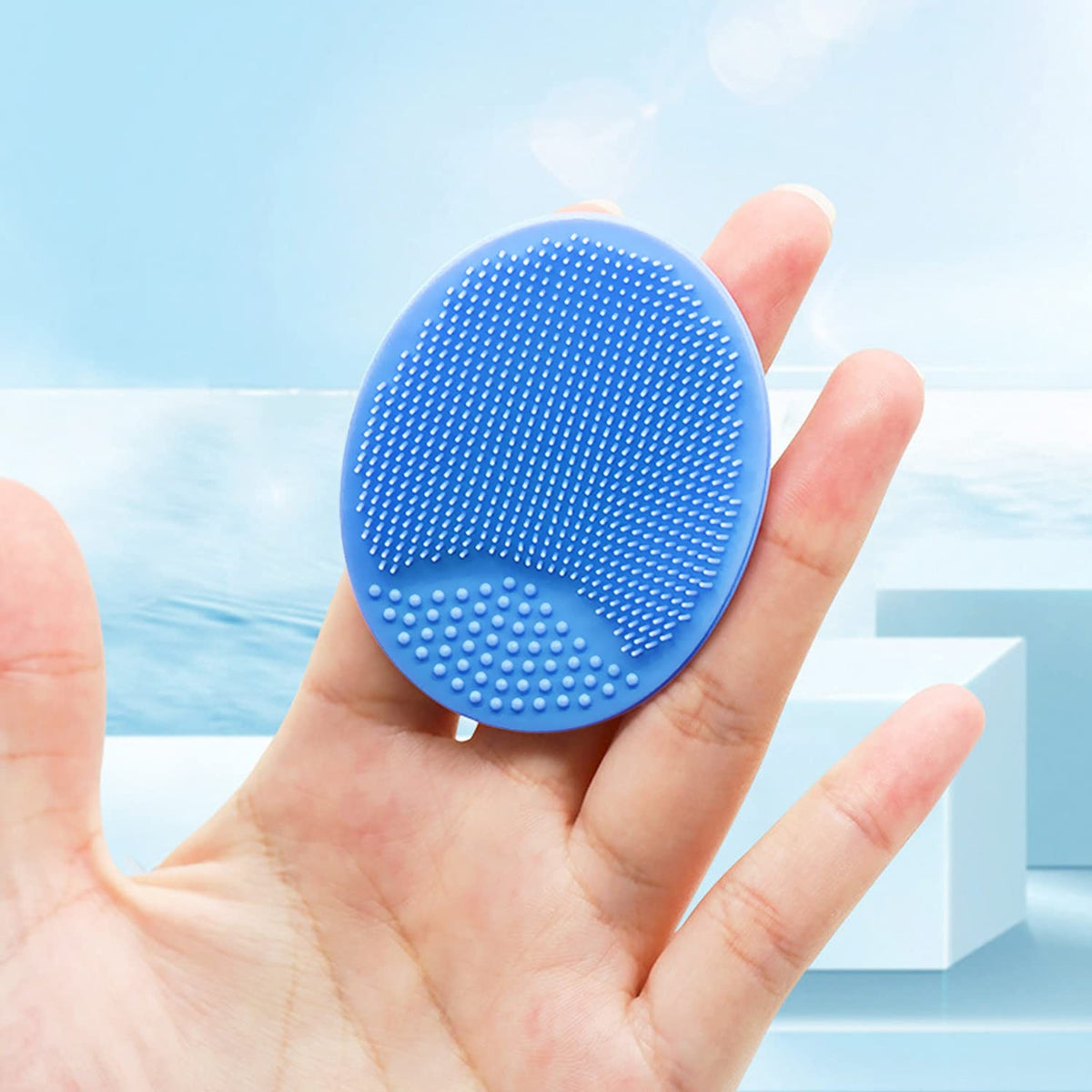 Silicone Facial Cleansing Brush - Pack of 4 Skin Care Face Scrubbers