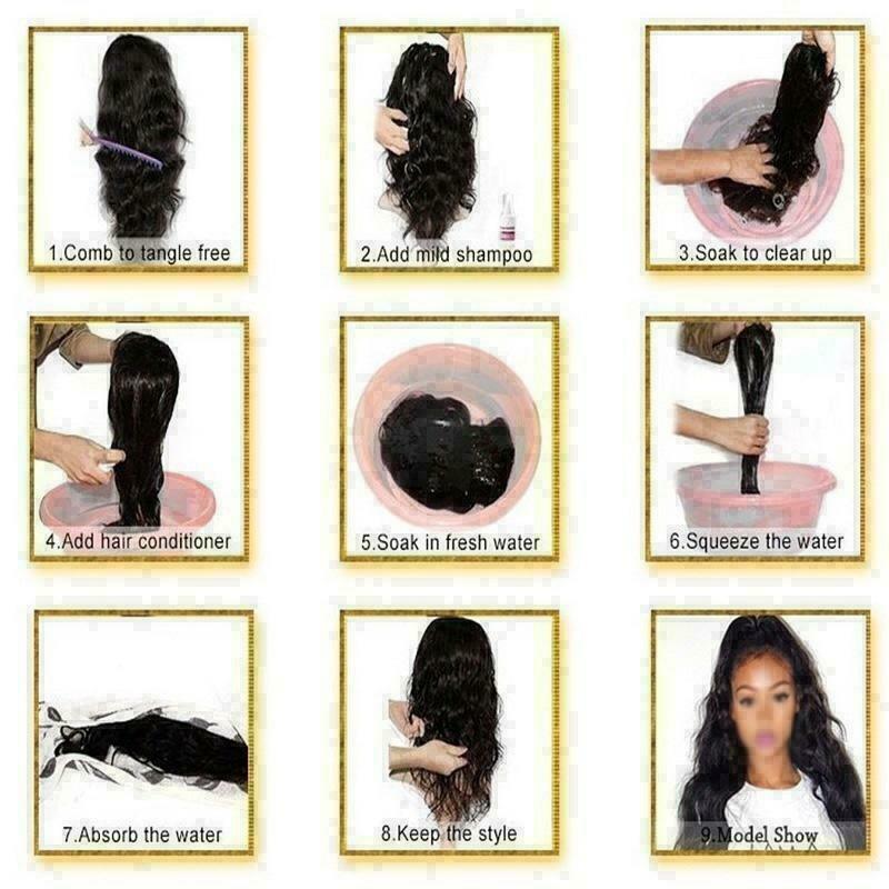18-Inch Human Hair Lace Front Wigs for Women Long Curly Wavy Brazilian Hair
