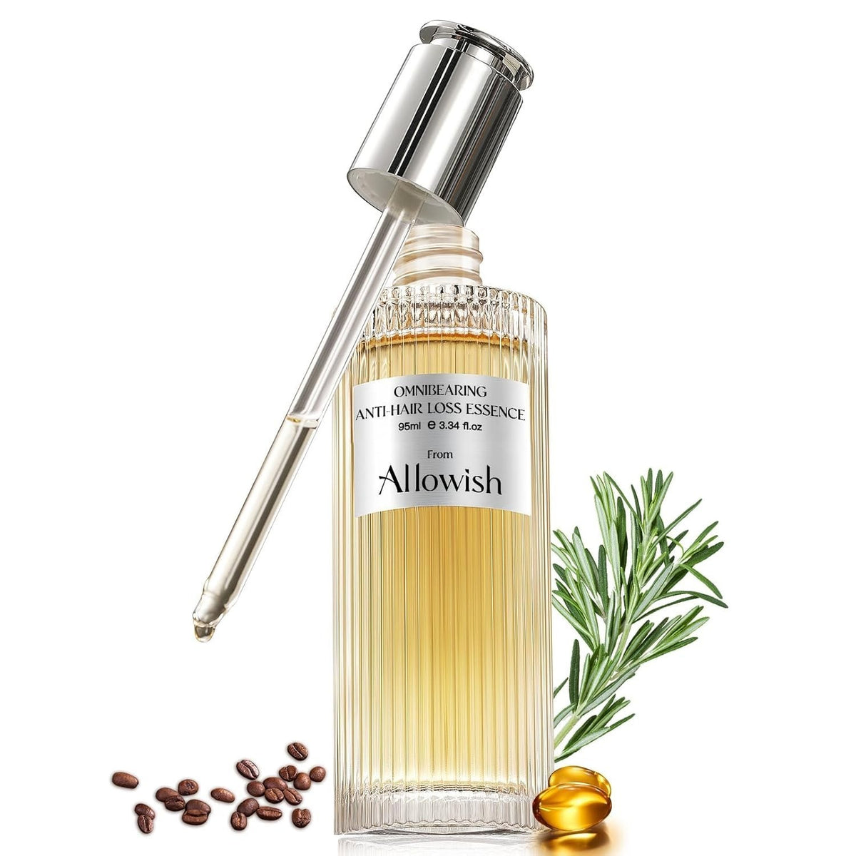 Hair Growth Serums 95 ml - Rosemary Thickening Serum with Biotin