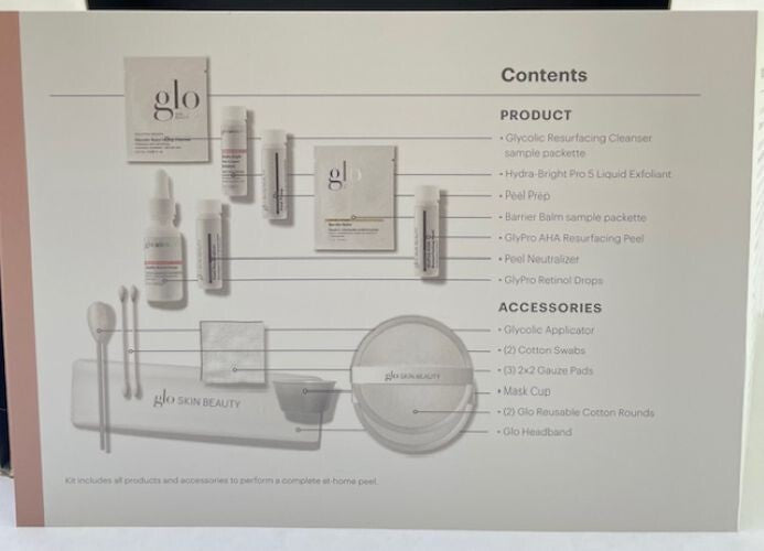 Glo Skin Beauty GlyPro AHA Resurfacing Peel Kit with Cleanser & Exfoliants
