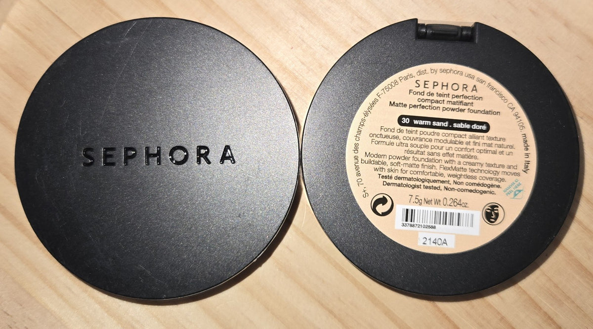 2x Matte Powder Foundation Shade 30 Warm Sand - Full Size