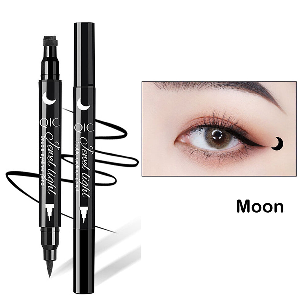 Waterproof Winged Eyeliner Stamp & Liquid Pen Makeup Kit - Long Lasting & Smudgeproof