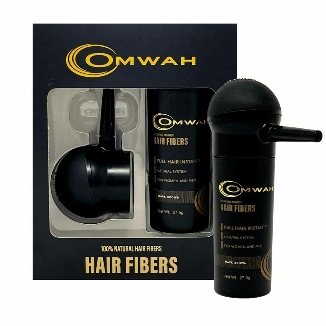 Hair Building Fiber Kit with Spray Applicator & Shaker Tool