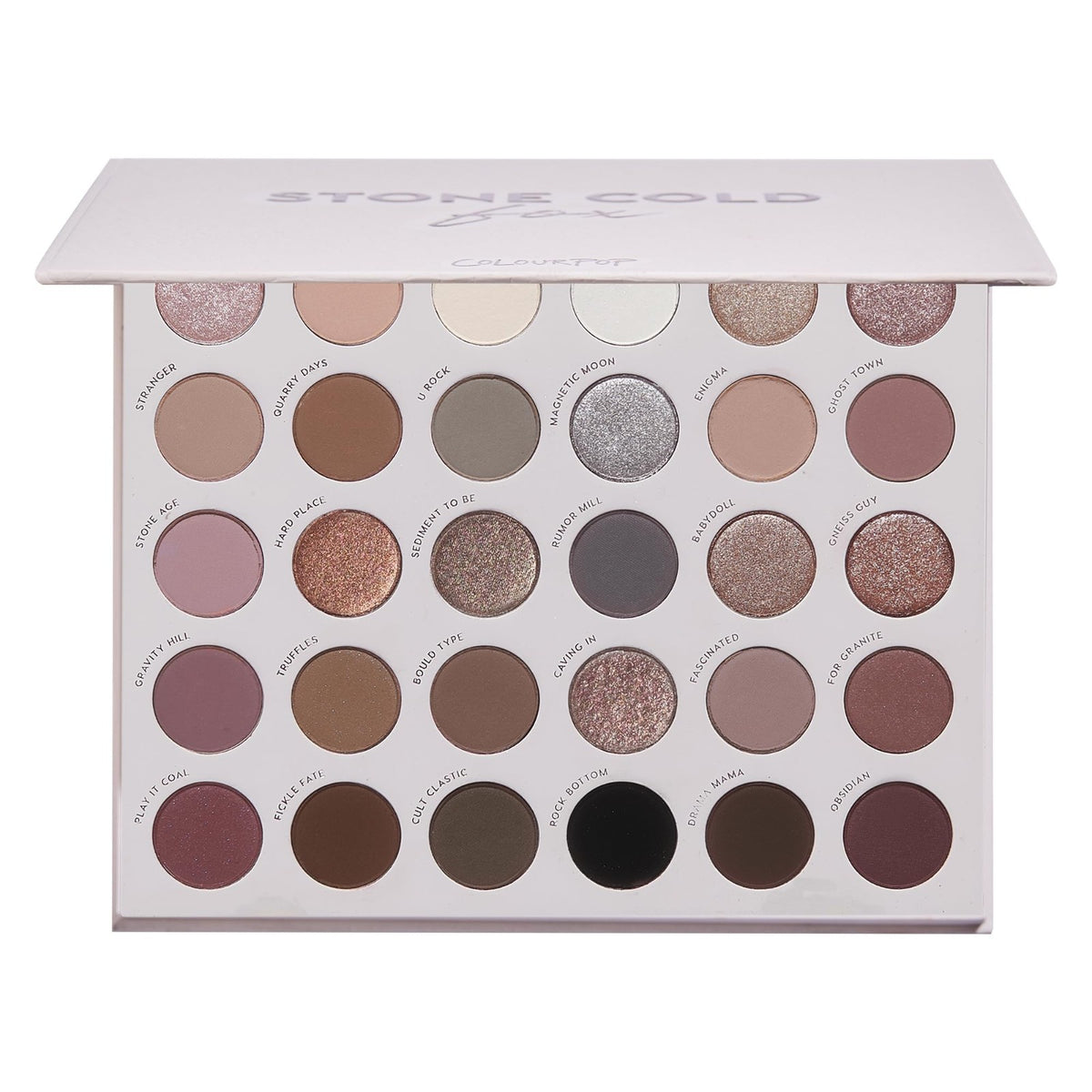 30 Shade Cool Tone Eyeshadow Palette - Matte & Metallic High Pigment