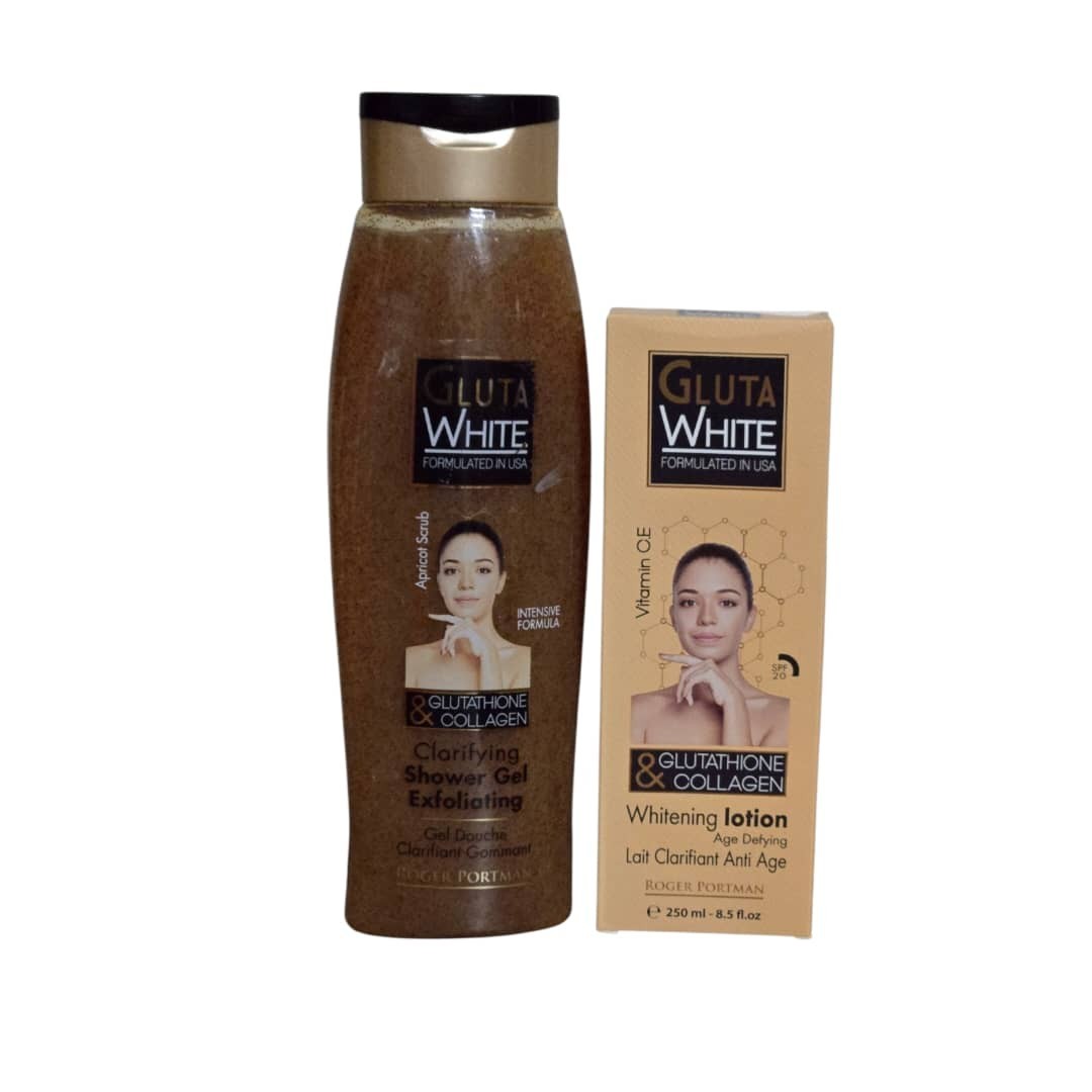 Gluta White Age Defying Collagen Glutathione Lotion 250ml Bath Gel