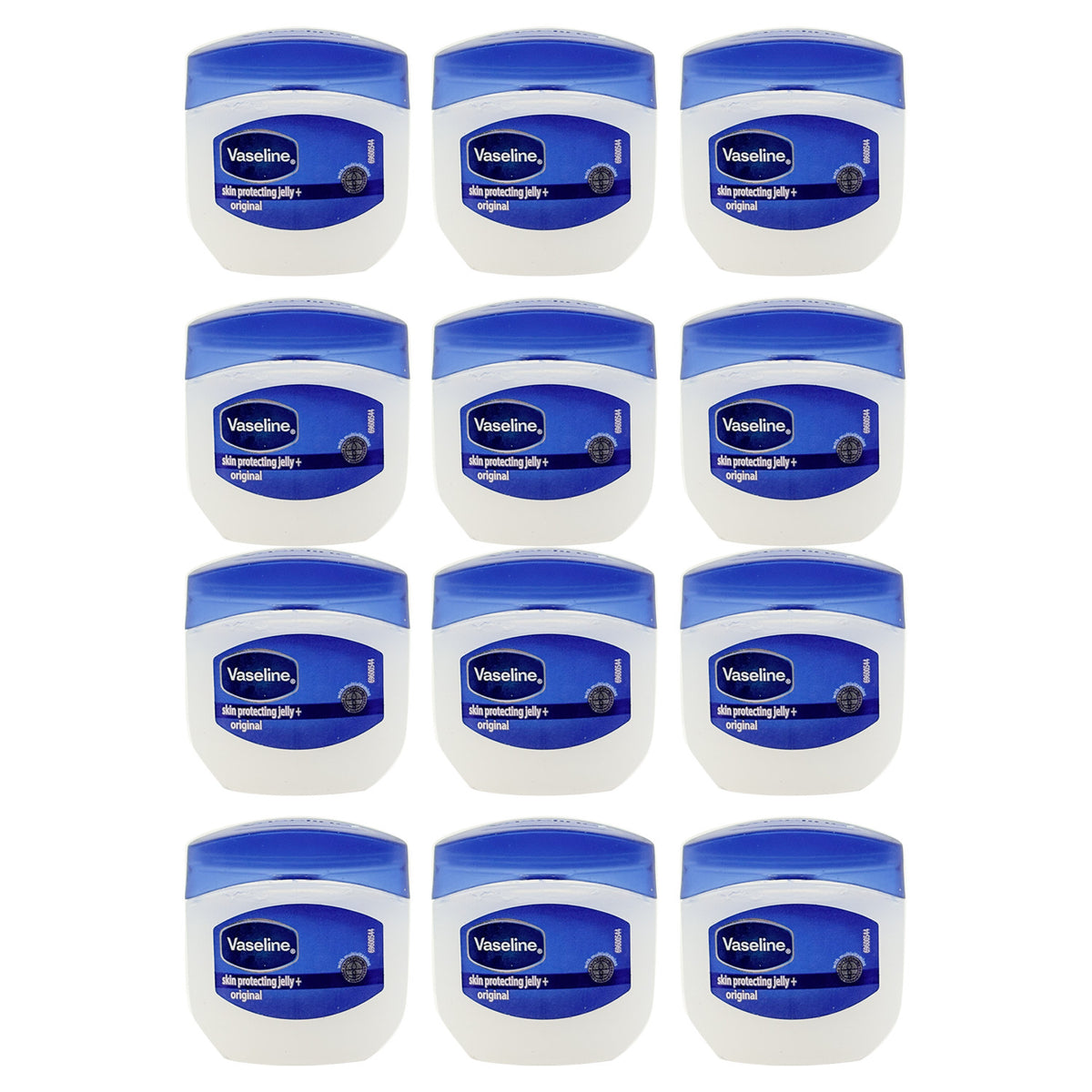 Vaseline Original Skin Protecting Jelly 12g Travel Size (Pack of 12)