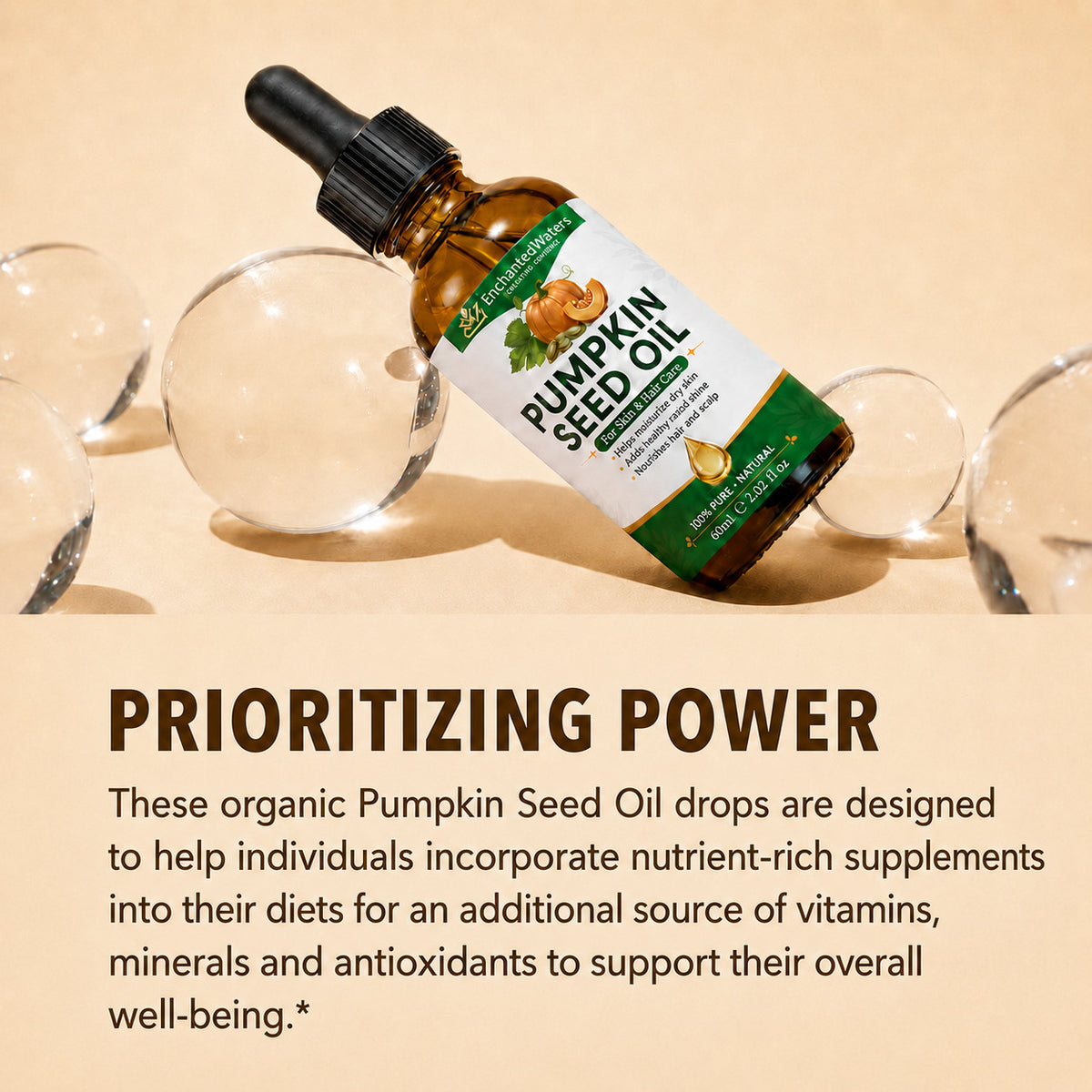 Pumpkin Seed Oil Pure Organic Carrier Oil