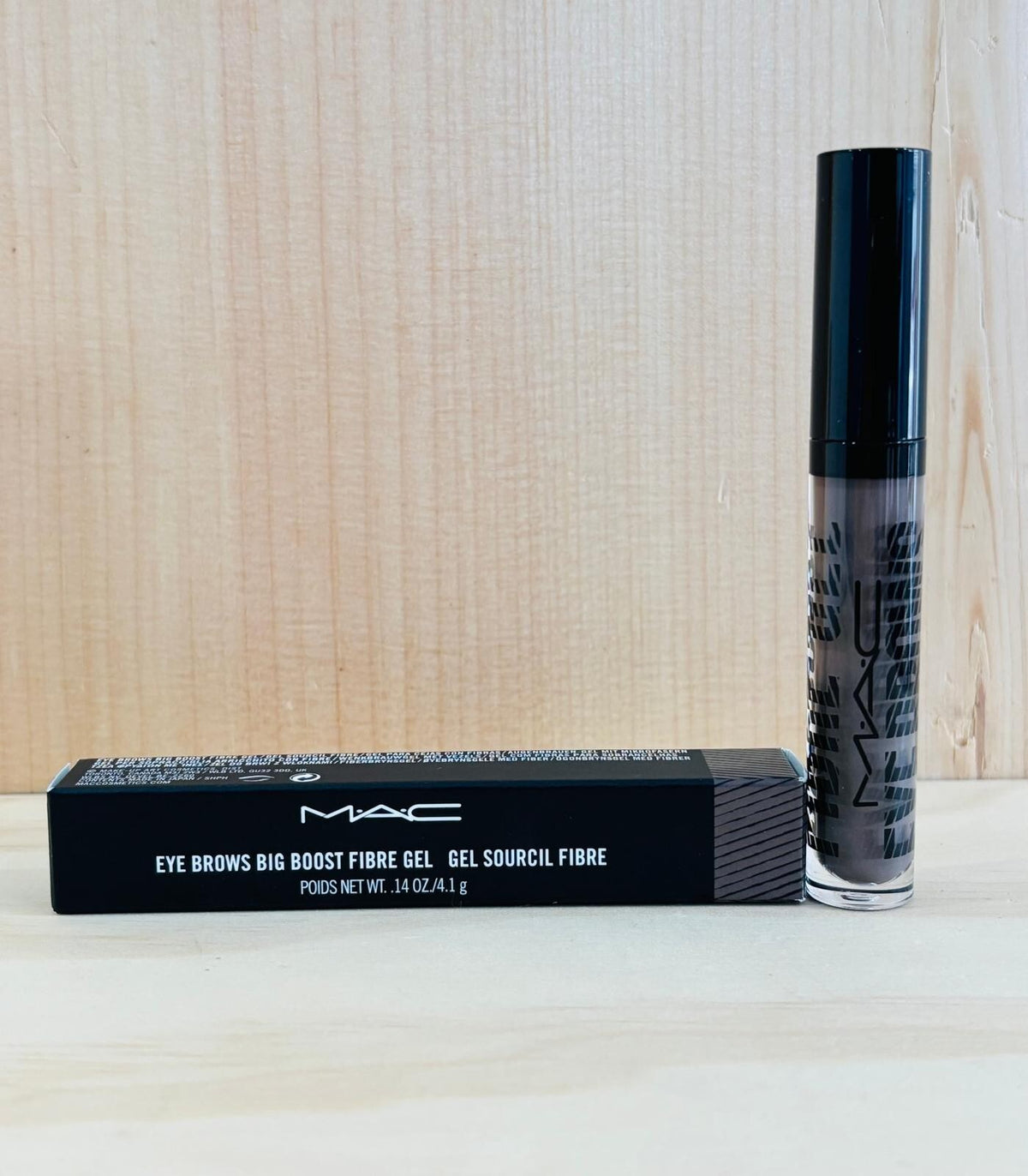 MAC Eye Brows Big Boost Fibre Gel Taupe 0.14 oz/4.1 g - Eyebrow Enhancer