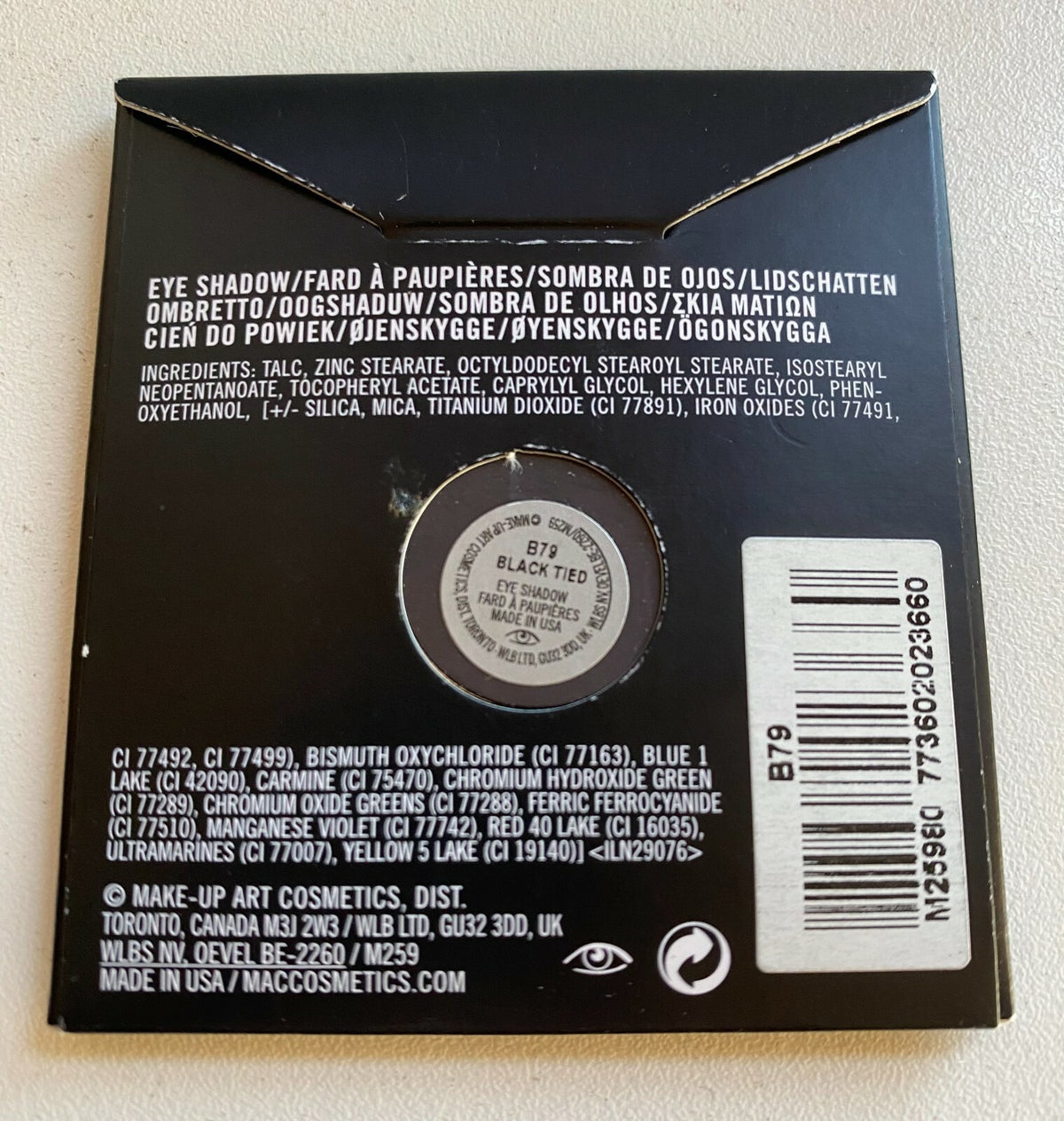 MAC Eyeshadow Refill Pan - Custom Shade Selection for Eye Makeup