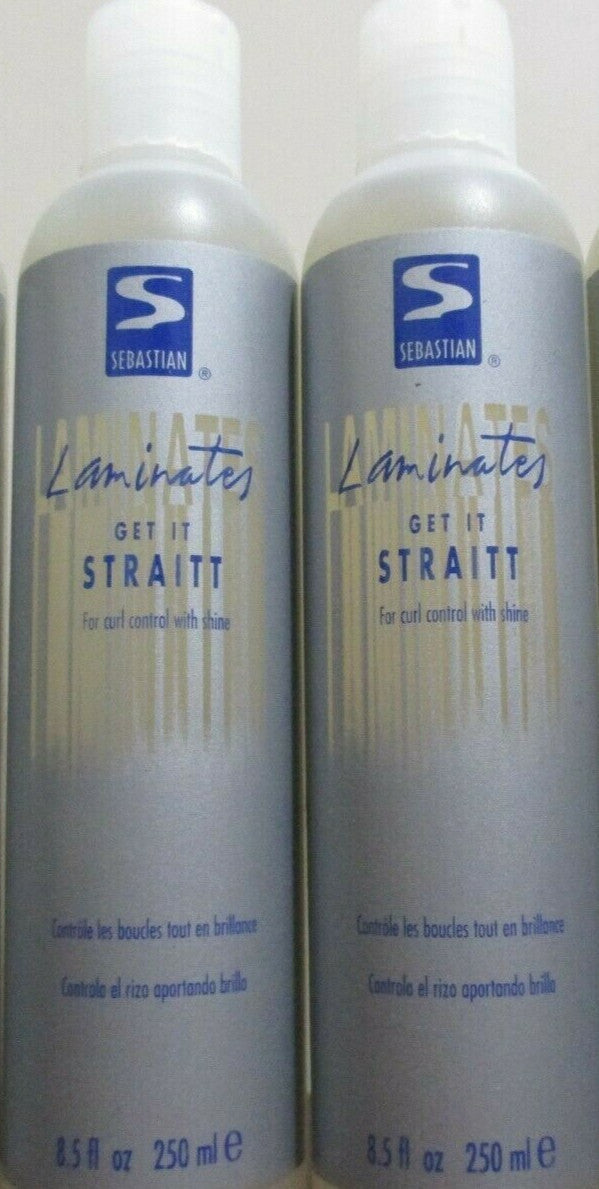 Sebastian Laminates Get It Straitt Curl Control with Shine 8.5 oz - Pack of 2