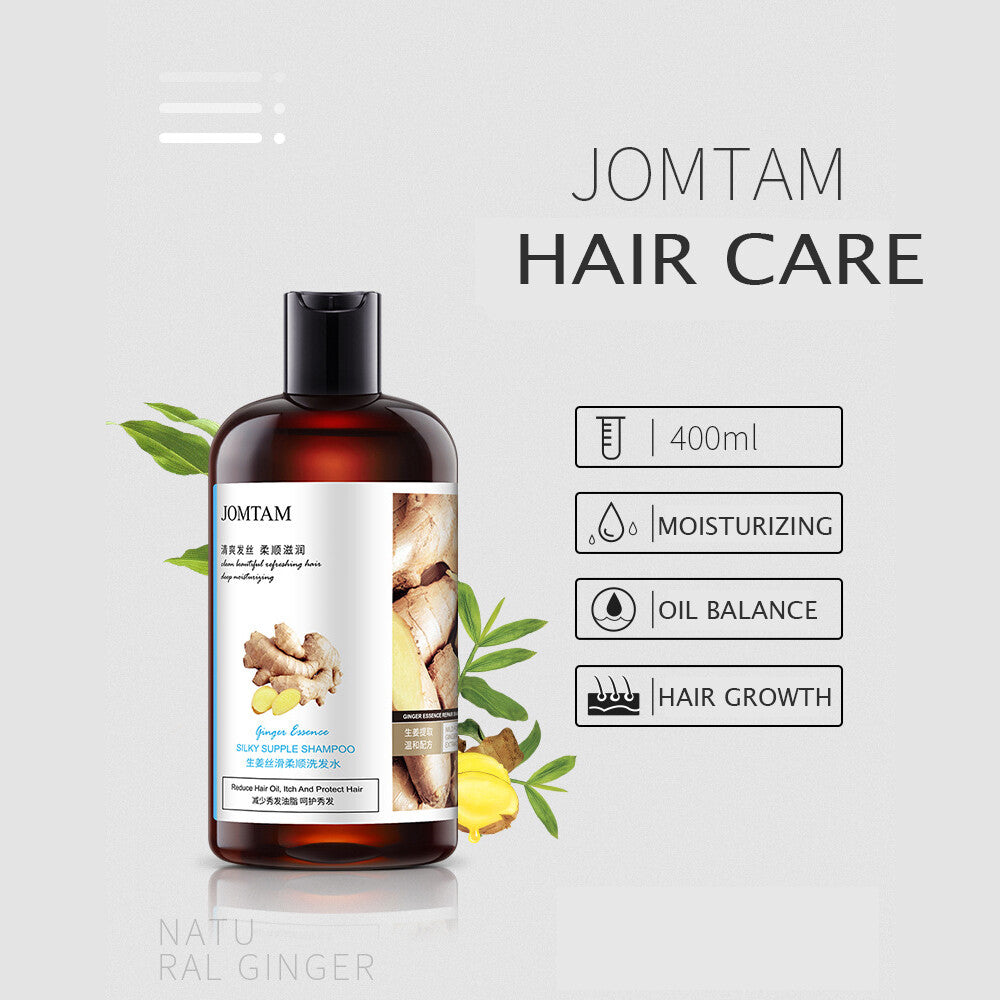 JOMTAM Silky Supple Shampoo Hair Oil Ginger Essence Natural Extract