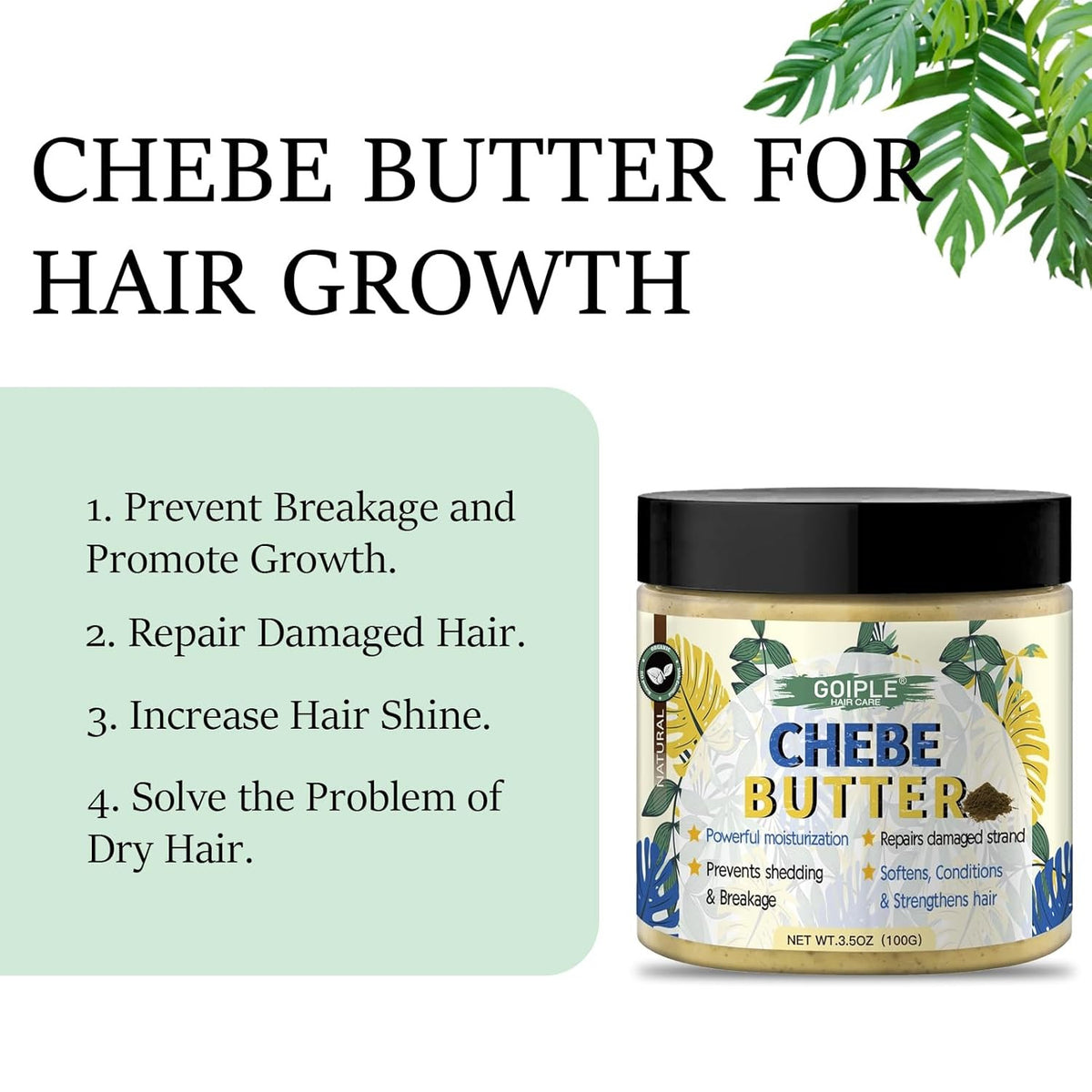 Chebe Hair Butter for Growth & Deep Moisturization - All Hair Types