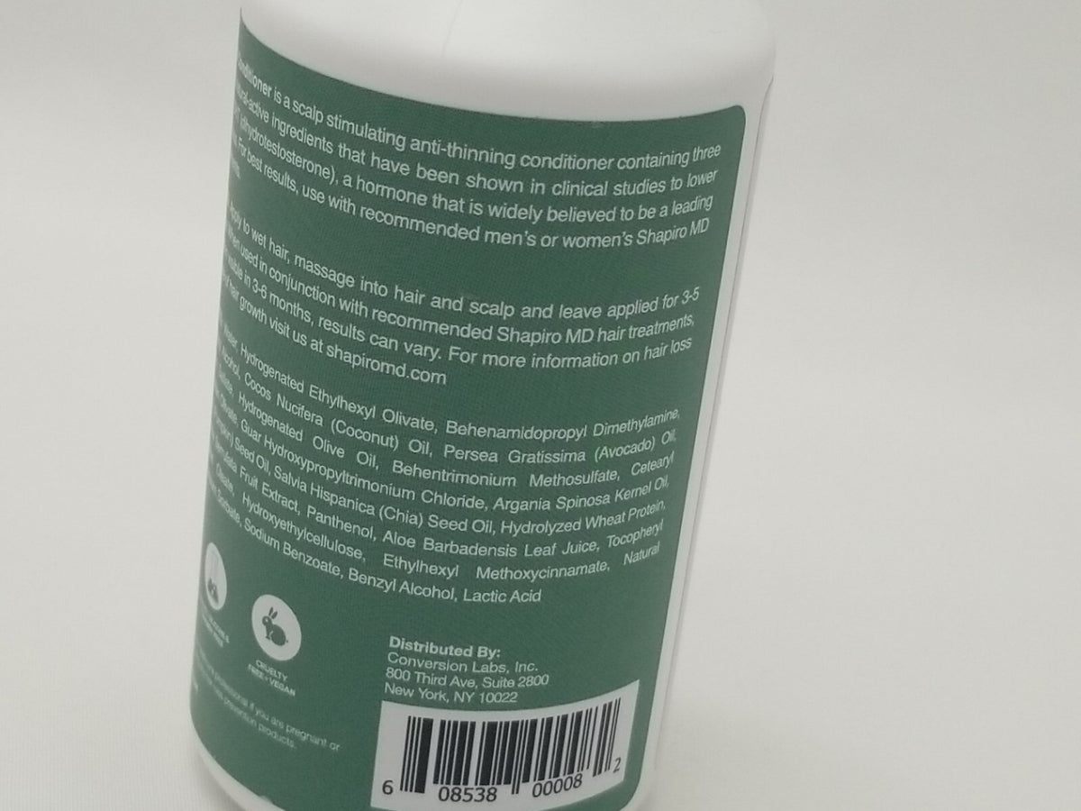 SHAPIRO MD Hair Therapy Conditioner 8 fl oz ~ DHT Blocking, Sulfate