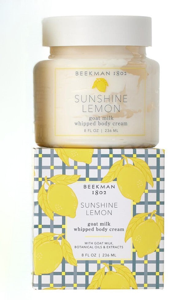 Goat Milk Whipped Body Cream - Sunshine Lemon 8oz