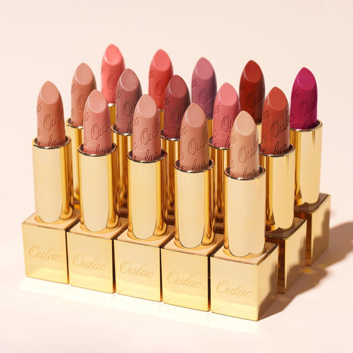 Magenta Lipstick with Metallic Finish - Vegan, Hydrating & Long-Lasting