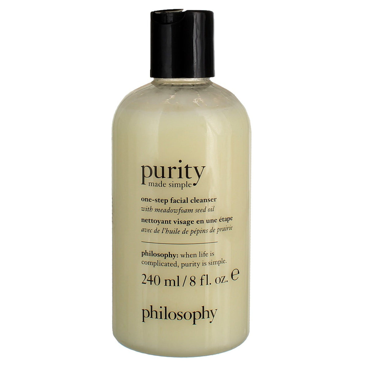 Gentle Facial Cleanser with Meadowfoam Seed Oil - All Skin Types, 8 oz