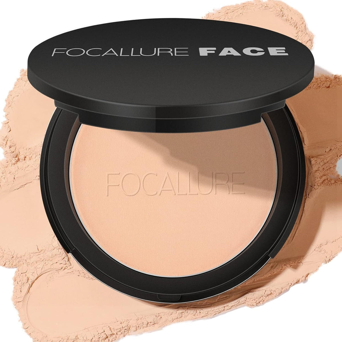 High Coverage Translucent Face Powder Compact for All Skin Types