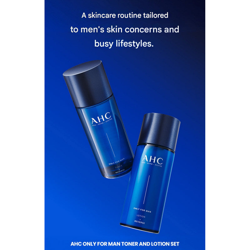 Men's Skincare Gift Set - Hydrating Toner & Emulsion in Box