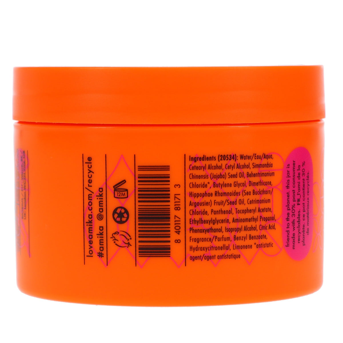 Amika Soulfood Nourishing Hair Mask 8 oz - Deep Conditioning Treatment