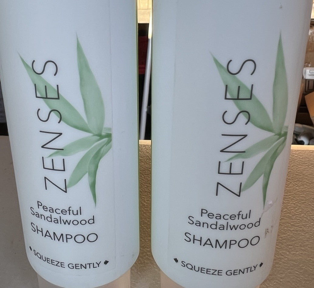 Set of 2 Zenses Shampoo Peaceful Sandalwood Scent - Hair Care for Relaxation