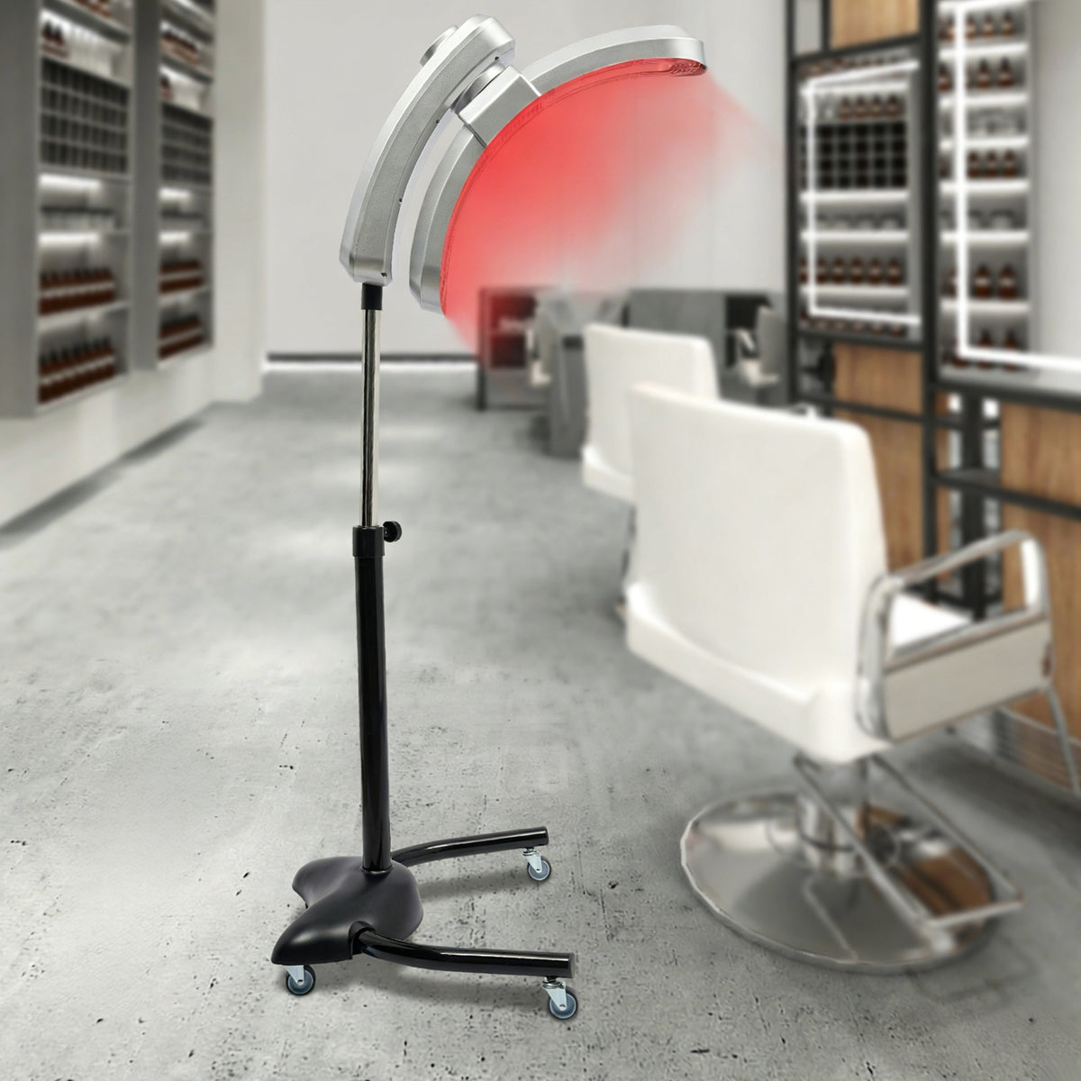 Vertical Standing Hair Dryer 950W with Adjustable Temperature & 360° Rotation