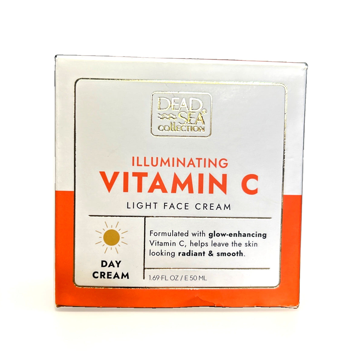Vitamin C Anti-Aging Day Cream with Dead Sea Minerals - Brightening Moisturizer 1.69 oz