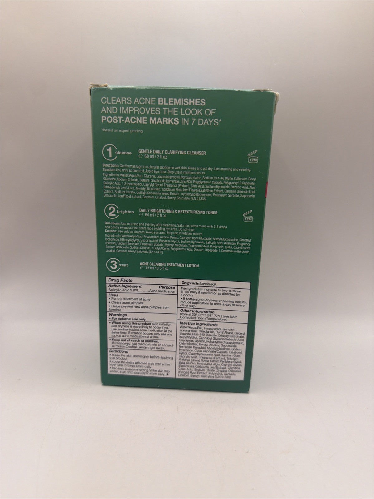 Acne Treatment System - Clear Skin Control Trio for Acne Care
