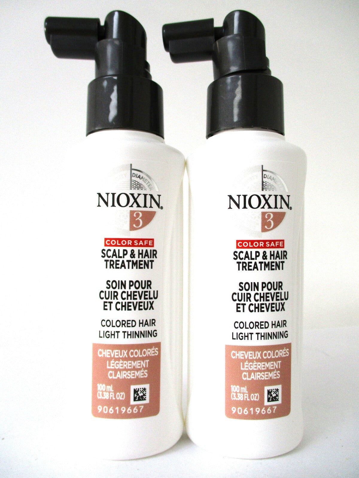 Nioxin System #3 Scalp & Hair Treatment, 3.38 oz (Pack of 2)