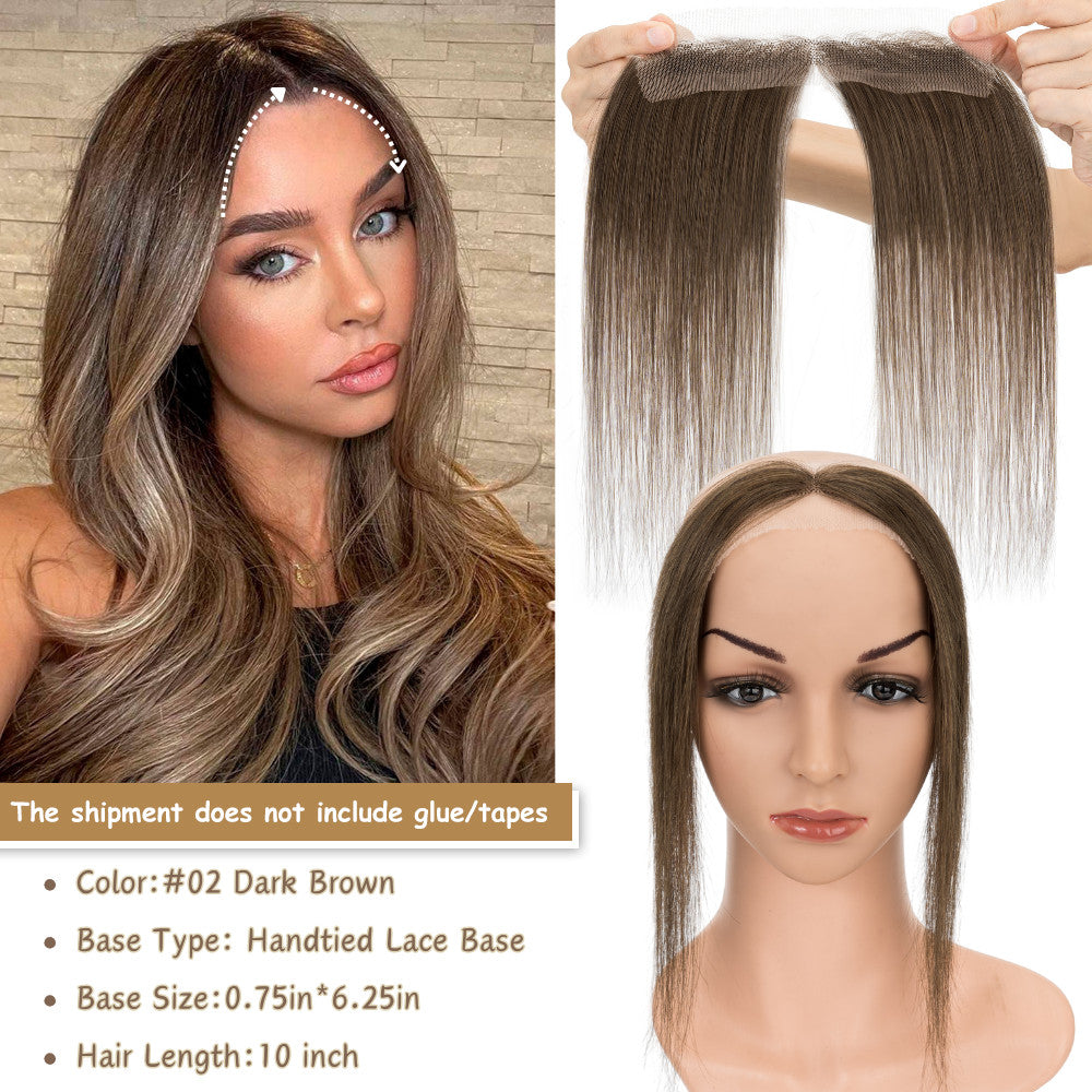 Full Lace Hair Topper Hairpiece for Receding Hairlines & Thinning Hair