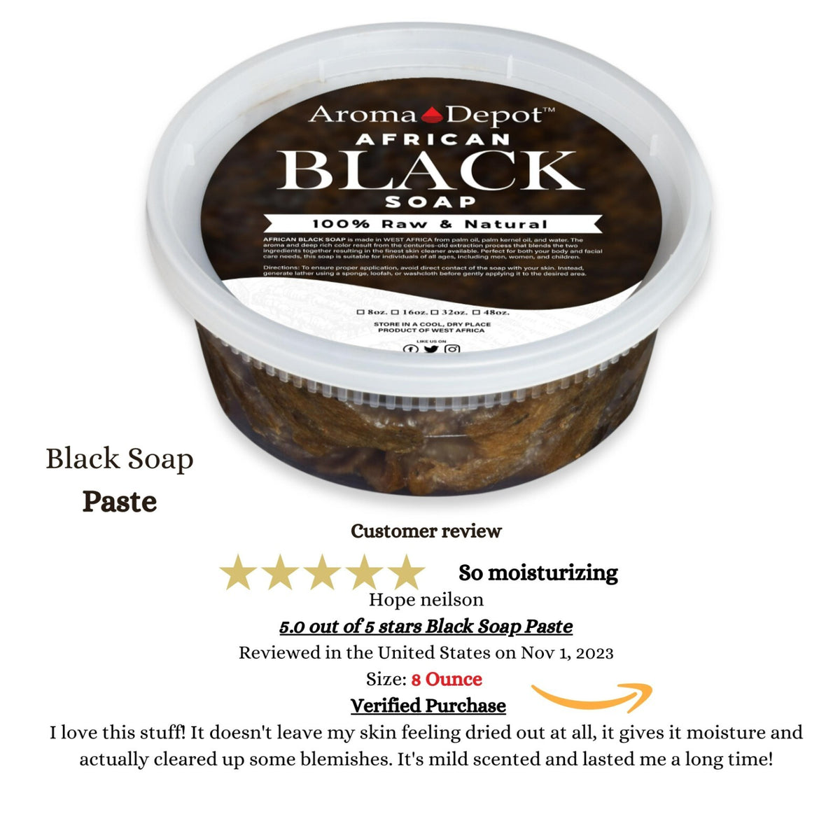 African Black Soap Wholesale - Organic Unrefined Natural Soap Bar for Skin & Hair