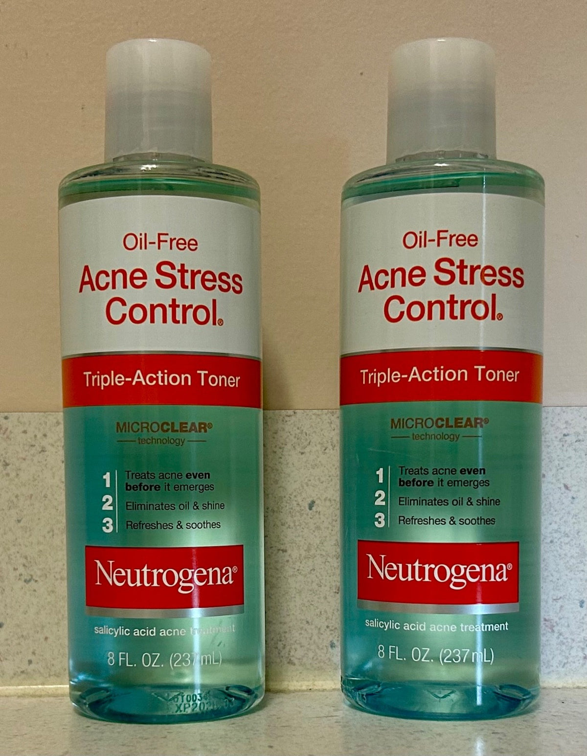 Neutrogena Acne Stress Control Triple Action Toner — Oil & Shine Eliminator, 8 fl oz