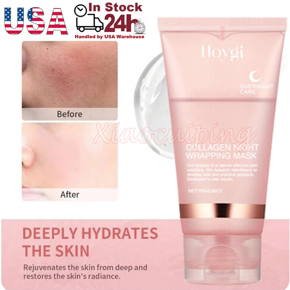 Collagen Wrapping Mask - 2.53 oz Night Care Renewal Cream (2-Pack)