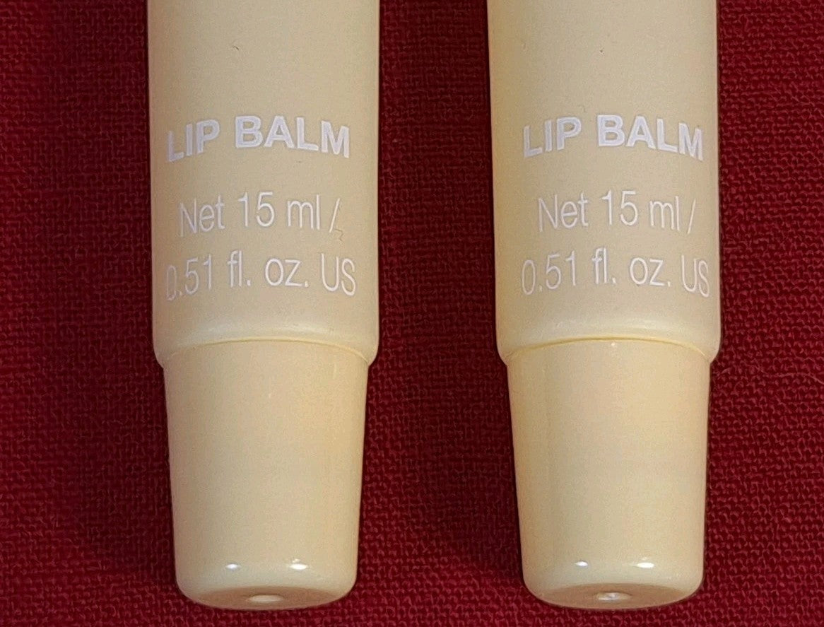 2 Pack Vanilla Lip Balm - 24 Hour Moisture Full Size 15ml
