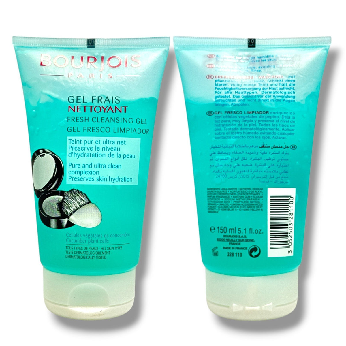 Fresh Cleansing Gel - 150ml, Pack of 2 - Gentle Facial Cleanser