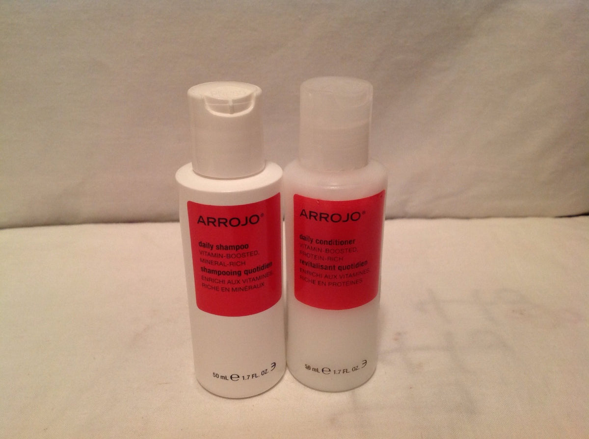 Travel Size Hair Care Duo - Shampoo & Conditioner 1.7 oz - Keeps Hair Clean & Silky