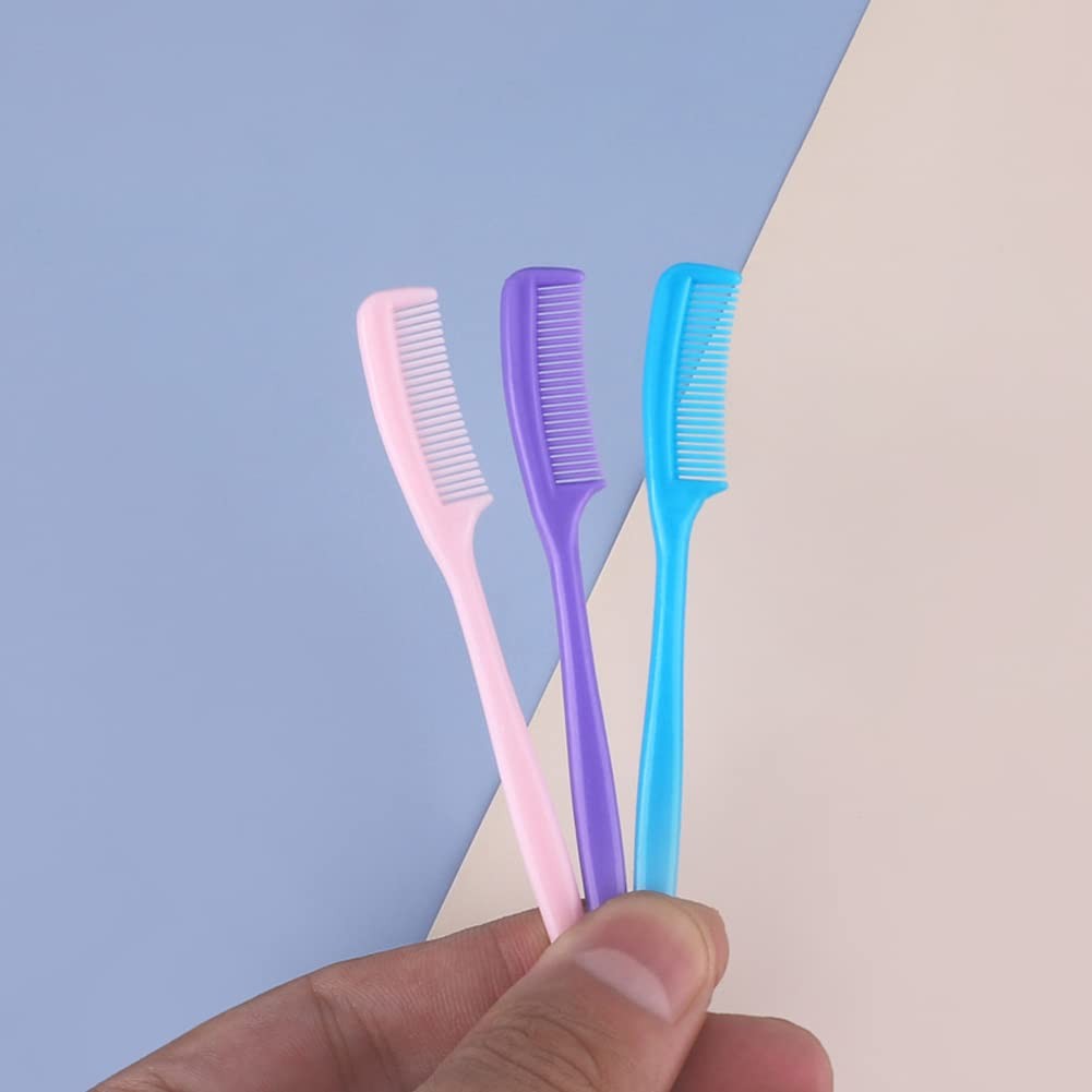 Disposable Eyelash and Eyebrow Comb Set 100 Pcs Portable Makeup Tools
