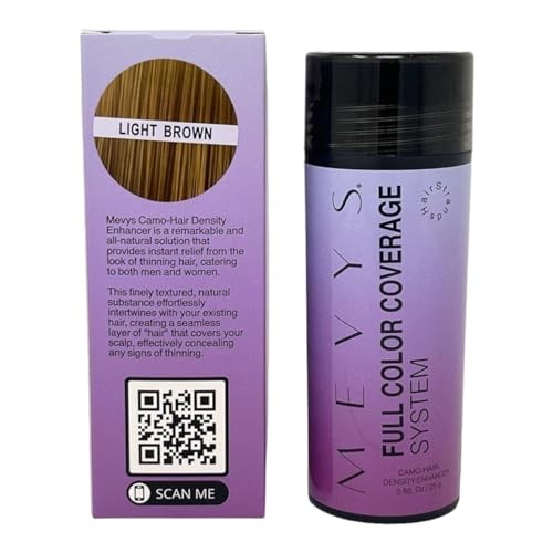 Hair Building Fibers - Light Brown Camo-Hair Density Enhancer 25g