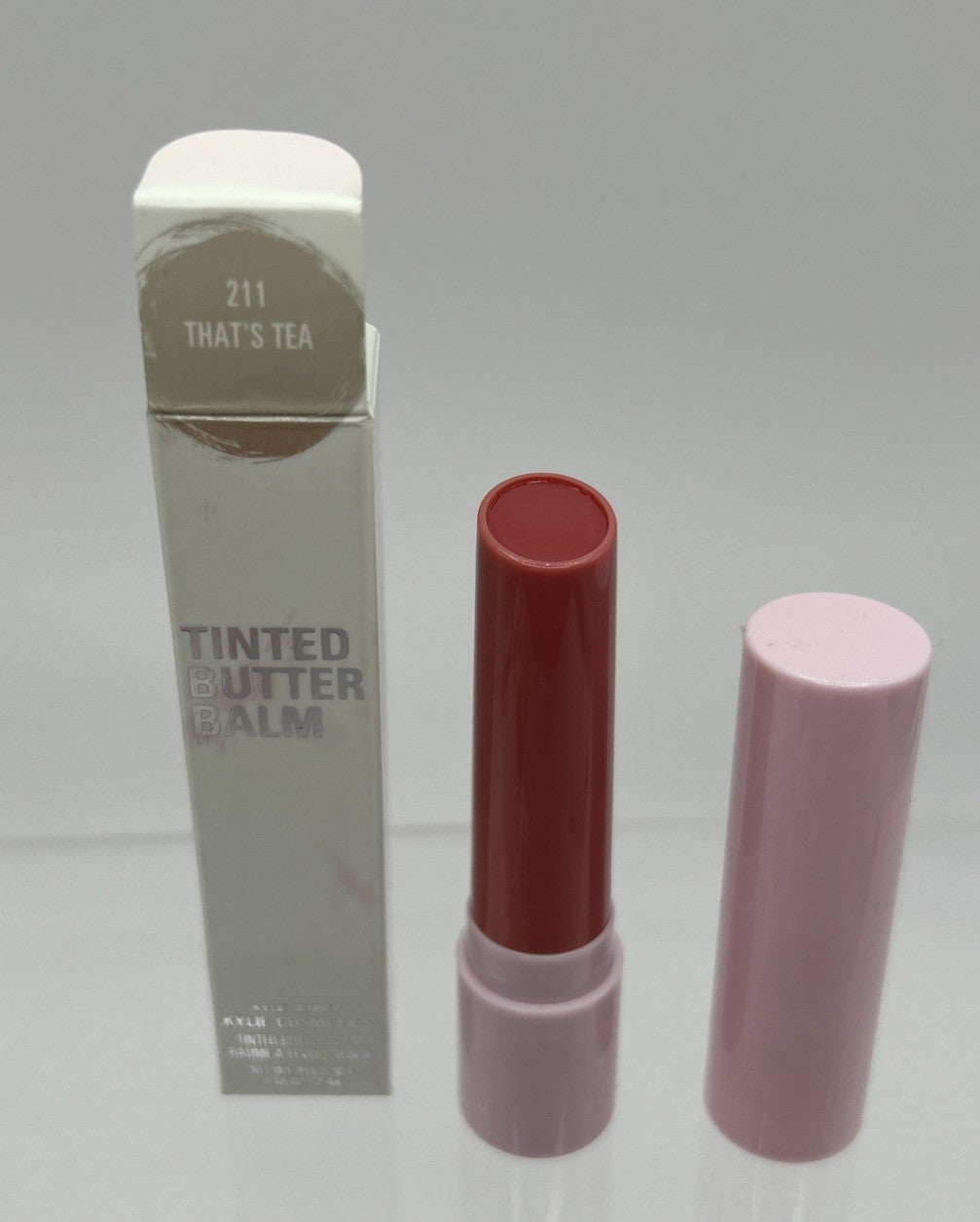 Kylie Jenner Tinted Butter Lip Balm Shade 211 That's Tea 0.08 oz - New