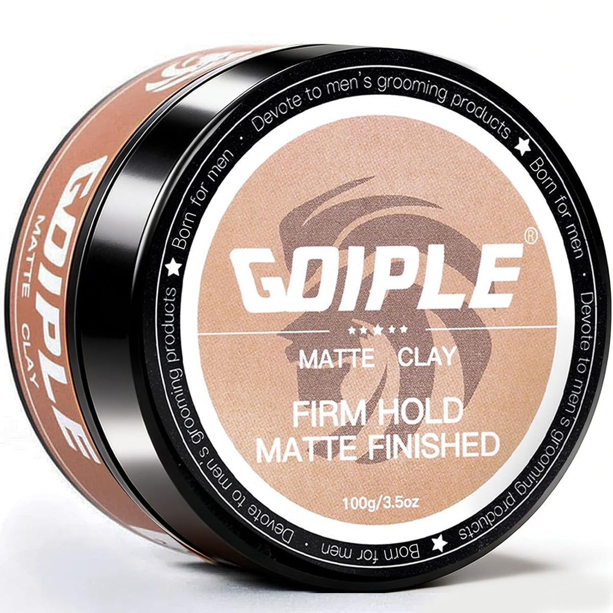 Organic Matte Hair Paste for Men - 100g Clay Pomade with Firm Hold