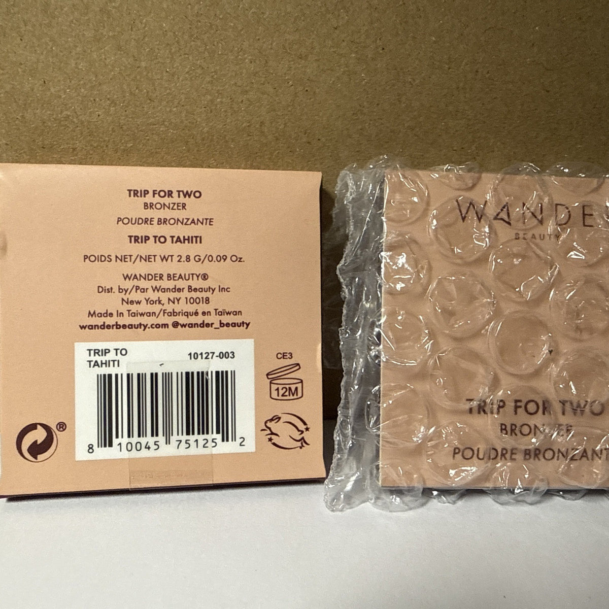 Travel Size Bronzer Set - Wander Beauty Trip For Two - Tahiti Shade