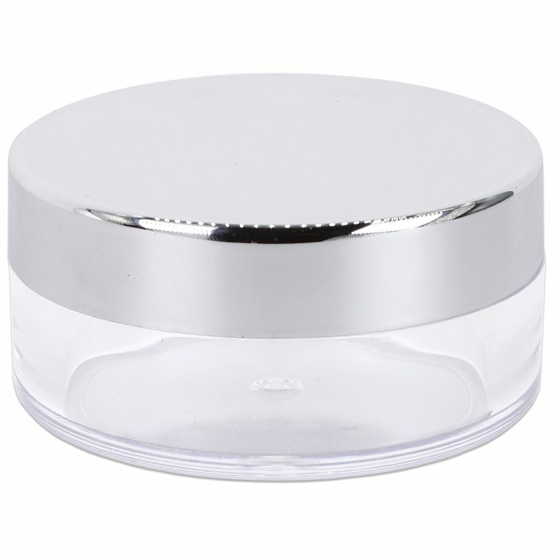40 Pcs Cosmetic Sample Jars with Silver Lids - 10g/10ml Reusable Container Set