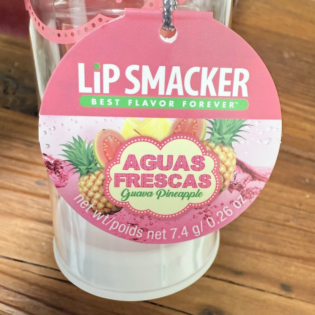 Lip Balm Set - Guava & Pineapple Flavors, 0.26oz Fountain Cups, 2 Pack
